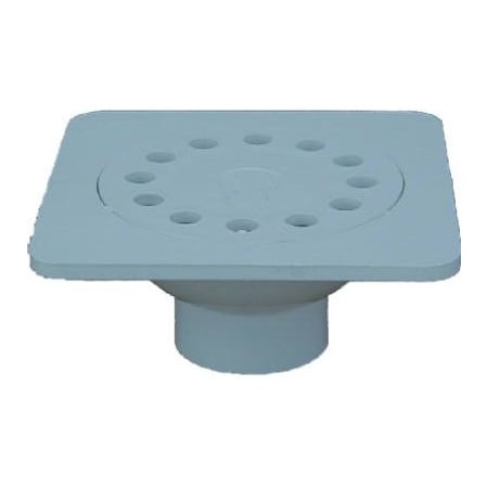 Oatey 6x6 PVC Bell Trap Drain 43637